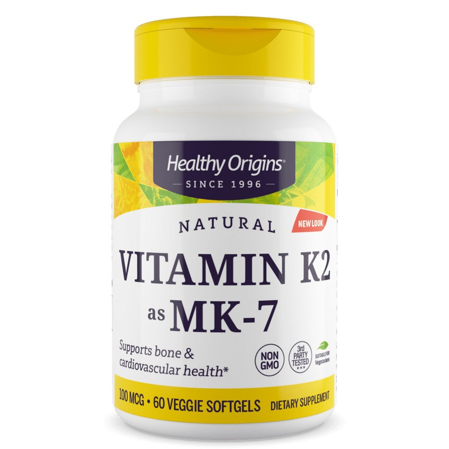 Витамин K2 в Форме MK7 (Vitamin K2 As MK-7) 100 Мкг 60 Капсул — Купить ...
