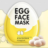 Ефективна омолоджуюча тканинна маска bioaqua facial egg face mask