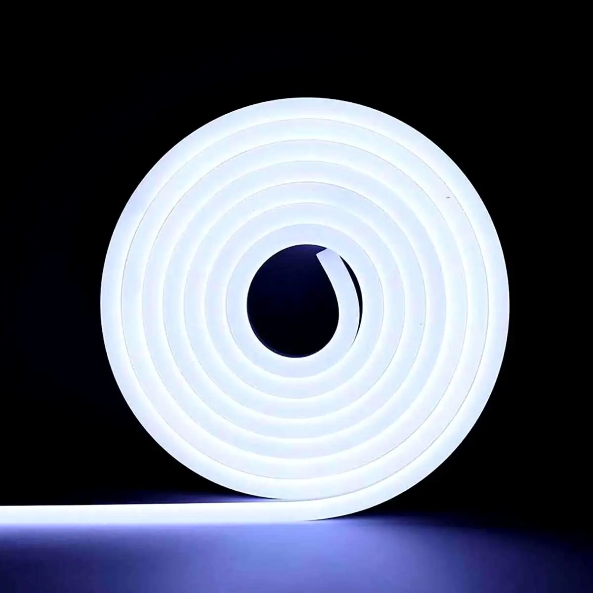 Гибкий LED неон 12В 8*16мм Белый 2,5см - фото 1 - id-p700671595