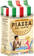 Кава мелена "Delicate" 250 г, Piazza del Caffe середнього обсмаження