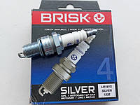 Свечи зажигания 2110 (8 кл.) Silver (Brisk) под газ LR15YS/1332