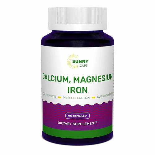 Купить Кальций, магний и железо (Calcium, Magnesium and Iron Powerful ...