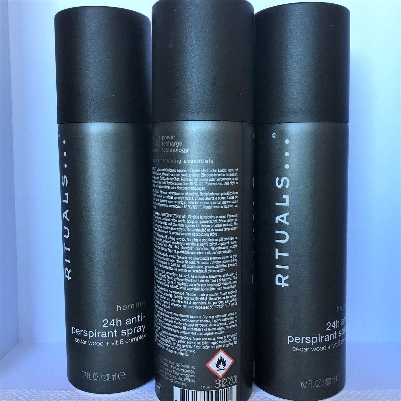 Rituals Дезодорант антиспірант спрей Homme, Ritual of Anti-perspirant Spray  Homme, Нідерланди, 200 мл (ID#1654759098), цена: 685 ₴, купить на