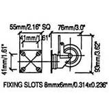 Ролик 5210 поворотні з гальмом 50мм навантаження 40кг.на ролик, фото 2