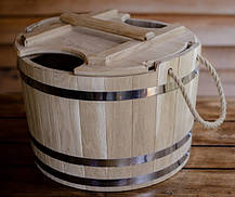 Запарник для віника 35 літрів із дуба, фото 4