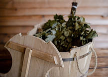 Запарник для віника 35 літрів із дуба, фото 5