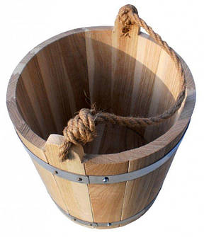 Відро для бані 12 літрів із ясена, фото 2