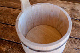 Ківш для банани 5 літрів із ясена, фото 3