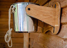 Відро водоспад 10 л. з неіржавкої сталі, фото 2