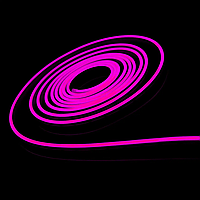 Гибкий LED неон 12В Светло-розовый 6*12мм 1см