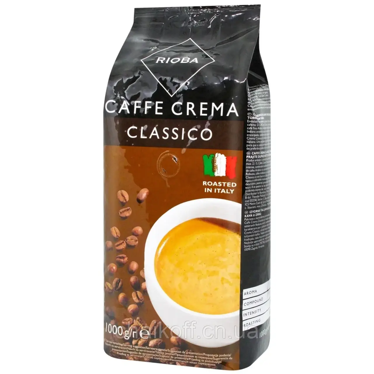 Кава в зернах Rioba Cаffe Crema Classico 1000 г