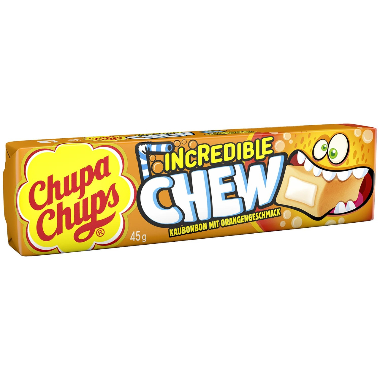 Жувальні цукерки Chupa Chups Incredible Chew Orange 45 г., фото 1