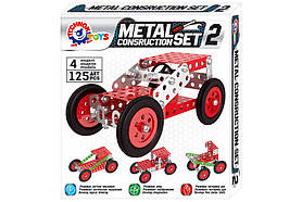 Дитячий "Конструктор металевий" ТехноК 6405TXK, 125 деталей, Toyman