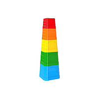 Детская игрушка "Пирамидка" ТехноК 5385TXK, 5 элементов, Vse-detyam