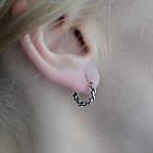 Сережка, кільце плетене (eas-051), фото 2