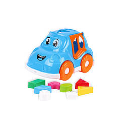 Дитячий розвиваючий сортер "Автомобіль" ТехноК 5927TXK Блакитний, World-of-Toys