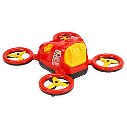 Дитяча іграшка "Квадрокоптер" ТехноК 7983TXK на коліщатках Червоний, World-of-Toys