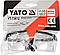 Окуляри захисних YATO відкриті, прозорі, з коректією зору +1,5 диоптрії, фото 5