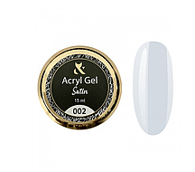 Акрил-гель F.O.X Acryl Gel Satin 002 White, білий, 15 мл