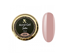 Акрил-гель F.O.X Aсryl Gel Satin 004 Тude, нюд, 15 мл