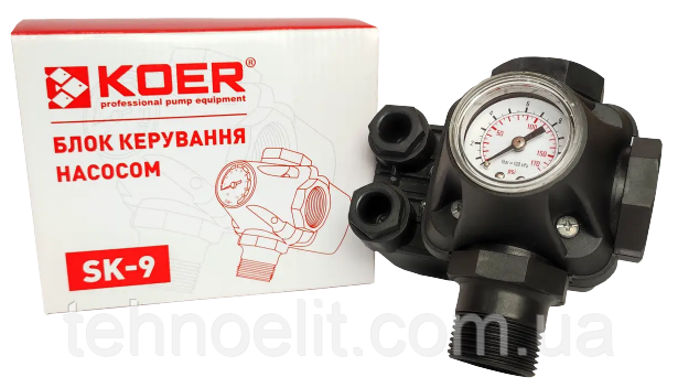 Реле давления воды для насоса механическое 3 в 1 KOER SK-9 насосная ...