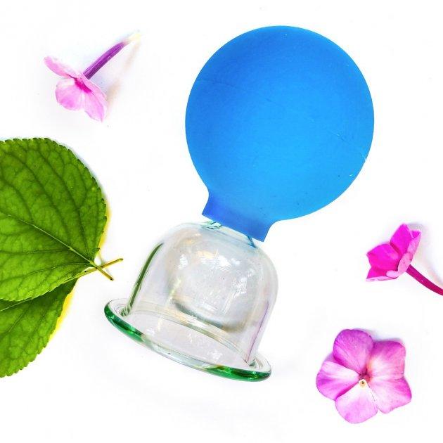 Масажна вакуумна скляна банка "Супербанка", 50 мм, фото 1