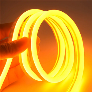 Світлодіодна неонова стрічка NEON 220В JL 2835-120 G IP65 герметична 5 метрів Жовта