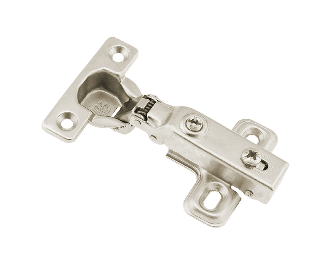 Петля DC Накладная мини с доводчиком Clip-on d=26 H=0 мебельная ...