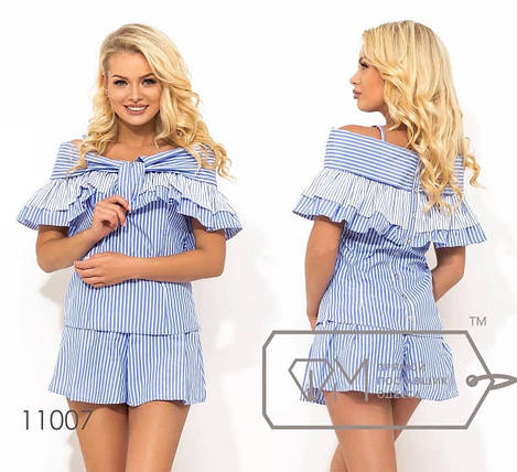 Жіноча однотонна котонова сорочка короткий рукав розміри норма та батал, фото 2