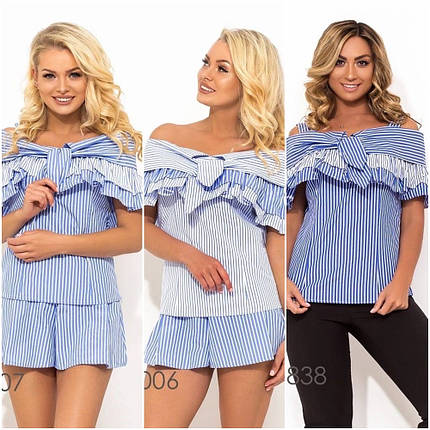 Жіноча однотонна котонова сорочка короткий рукав розміри норма та батал, фото 1