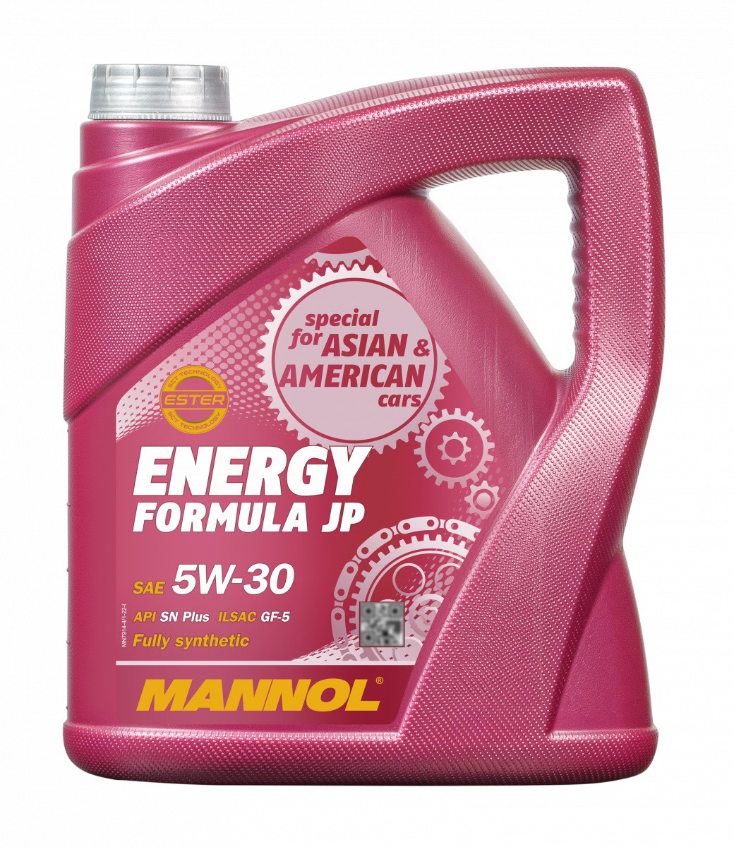 Моторне масло Mannol 7914 ENERGY FORMULA JP 5W-30 4л синтетичне