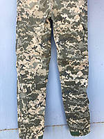 Літні тактичні штани (штани) піксель камуфляж з липучками MM14