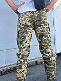 Літні тактичні штани (штани) піксель камуфляж з липучками MM14, фото 3