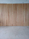 Декоративні дерев'яні рейки. Дерев'яні рейкові панелі. Рейкові перегородки. рейка 30*15мм, фото 9