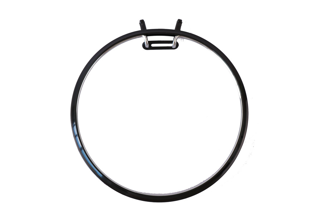 Пяльці чорні пружинні для вишивання та штопки, діаметр 126мм, товщина 7,7 "Nurge", фото 1