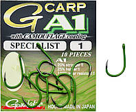 Крючок Gamakatsu A1 G-Carp Camou Green Specialist