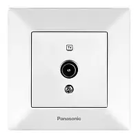 Розетка Panasonic Arkedia Slim 480200232 White телевізійна