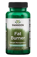 Спалювач жиру, найкраща формули для контролю ваги від Swanson, Fat Burner, 60 капсул