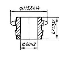 03-04-25Р Зірочка КШП-3 (навантажувач Р6-КШП-6) z=13, t = 25.4