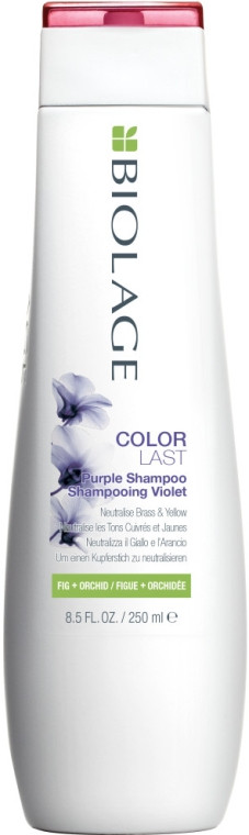 Шампунь для нейтралізації мідного та жовтого відтінків волосся Matrix Biolage Colorlast Shampoo 250 мл.