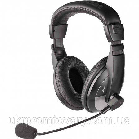 Навушники Trust Quasar Black 21661 гарнітура дротової, фото 3