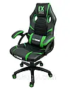 Крісло геймерське Extreme EX Green чорно-зелене ігрове, фото 5