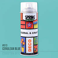 Краска для живых цветов SPRING 400 мл | лазурно-голубой (#013)