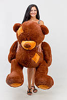 Плюшевий великий ведмідь 150 см шоколадний коханій дівчині, Подарунок м'яка іграшка, гарні дитячі ведмедики