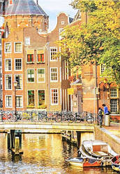 Блокнот Аркуш В6 у клітинку 176 л. тверда обкладинка, мікс 110690