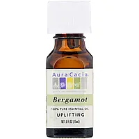 Aura Cacia, 100% Pure Essential Oil, Bergamot, .5 fl oz (15 ml)