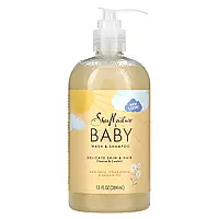 SheaMoisture, Baby Wash & Shampoo, With Frankincense & Myrrh, 13 fl oz (384 ml)