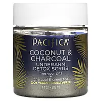 Pacifica, Coconut & Charcoal, Underarm Detox Scrub, 7 oz (205 ml)