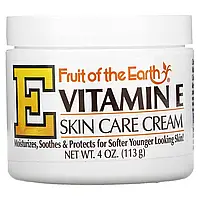 Fruit of the Earth, Vitamin E, Skin Care Cream, 4 oz (113 g)