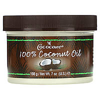 Cococare, 100 % кокосова олія, 198 г (7 унцій)